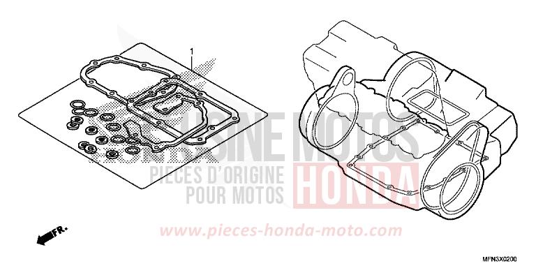 TROUSSE DE JOINT B de CB1000R MAT PEARL COOL WHITE (NHB44) 2014