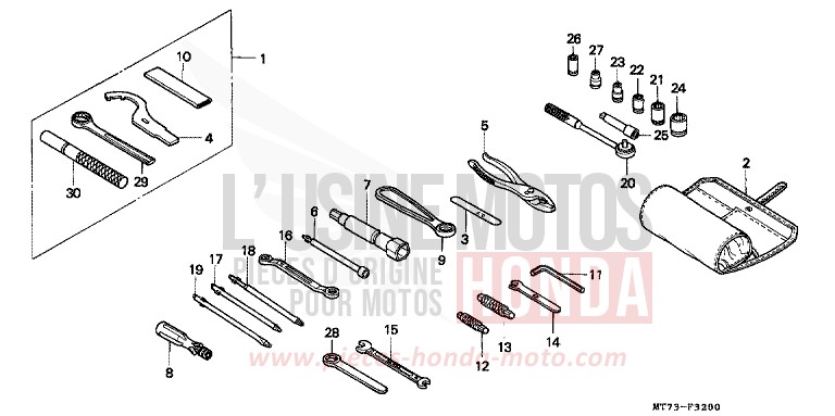 OUTILS de NR NR RED (R175) 1992