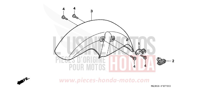AILE AVANT de NTV MONZA RED (R110) 1995