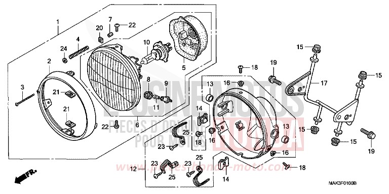PROJECTEUR de SLR BEAK YELLOW (Y132) 1997