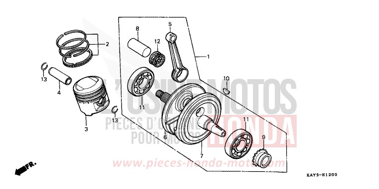 VILEBREQUIN/PISTON de Transcity NASHI (NASHI) 1989
