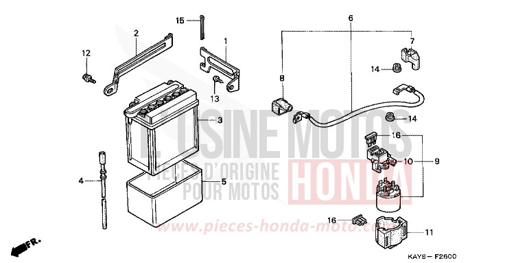 BATTERIE de Transcity VERNIER GRAY METALLIC (NH168B) 1995