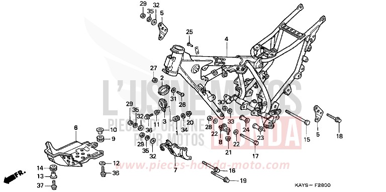 CARROSSERIE DE CHASSIS de Transcity VERNIER GRAY METALLIC (NH168B) 1995