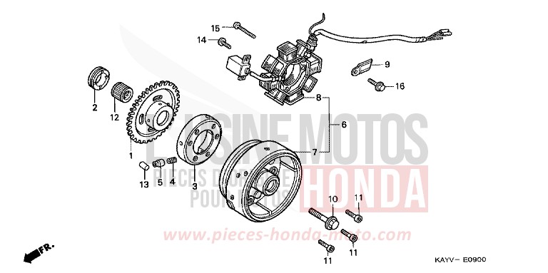 GENERATRICE de Transcity RADIANT RED METALLIC (R218K) de 1997
