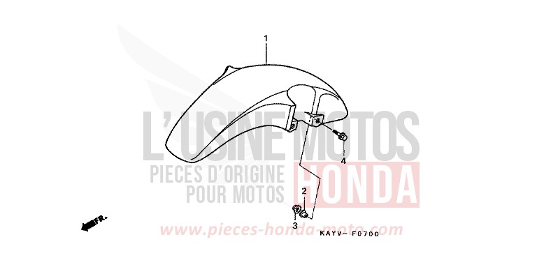 AILE AVANT de Transcity RADIANT RED METALLIC (R218K) de 1997