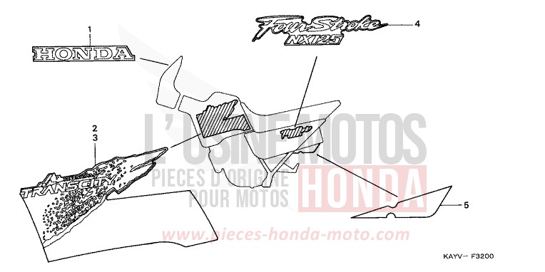 MARQUE/RAYURE de Transcity RADIANT RED METALLIC (R218K) de 1997