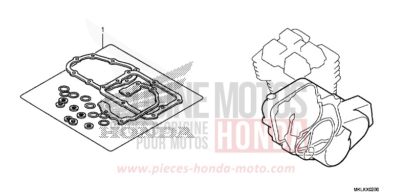 TROUSSE DE JOINT B de NC750S GRAPHITE BLACK (NHB01N) 2019