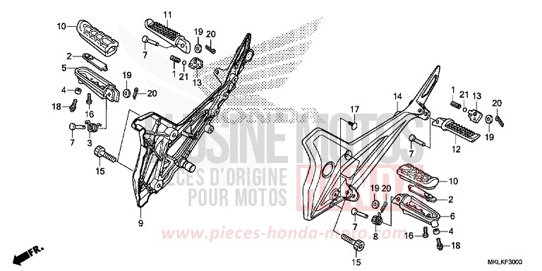 MARCHE de NC750S GRAPHITE BLACK (NHB01H) 2019