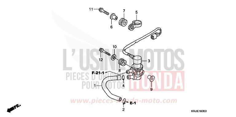 VALVE SOLENOIDE de S-Wing PEARL AMETHYST PURPLE (RP179) 2007