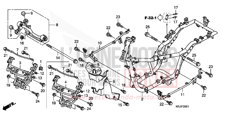 CARROSSERIE DE CHASSIS (FES1257/A7) (FES1507/A7) de S-Wing QUASAR SILVER METALLIC (NHA48) 2007