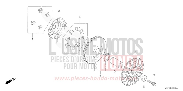 COTE SECONDAIRE de SW-T400 SWORD SILVER METALLIC (NHA95) 2009