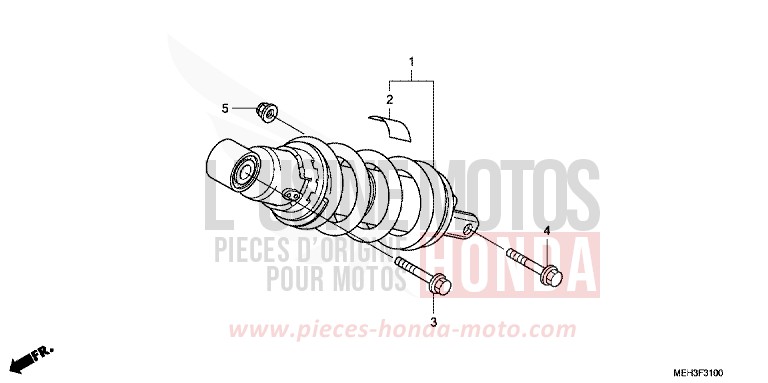 COUSSIN ARRIERE de DN-01 PEARL AMETHYST PURPLE (RP179) de 2008