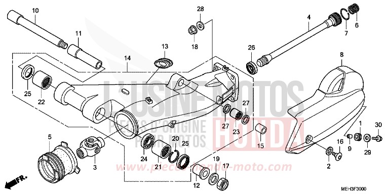 BRAS OSCILLANT de DN-01 PEARL AMETHYST PURPLE (RP179) de 2008