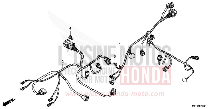 FAISCEAU SECONDAIRE de DN-01 PEARL AMETHYST PURPLE (RP179) de 2008