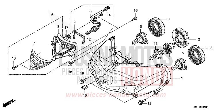 PROJECTEUR de DN-01 GRAPHITE BLACK (NHB01) 2009