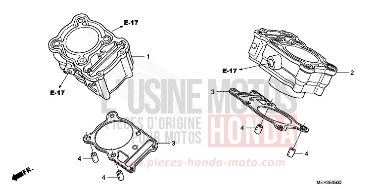 CYLINDRE de DN-01 PEARL SUNBEAM WHITE (NHA66) de 2009