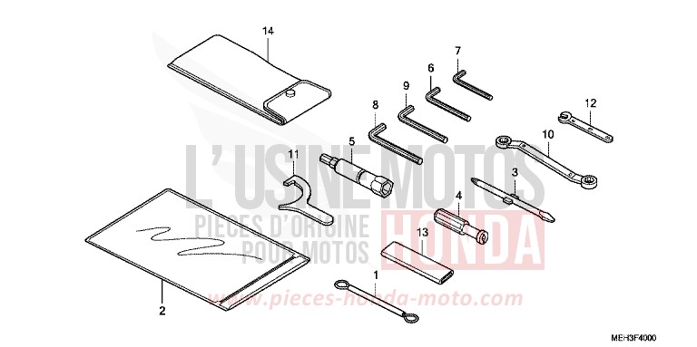 OUTILS de DN-01 SWORD SILVER METALLIC (NHA95) 2009