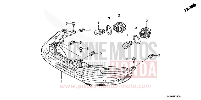 FEUX COMBINES de DN-01 GRAPHITE BLACK (NHB01) de 2009