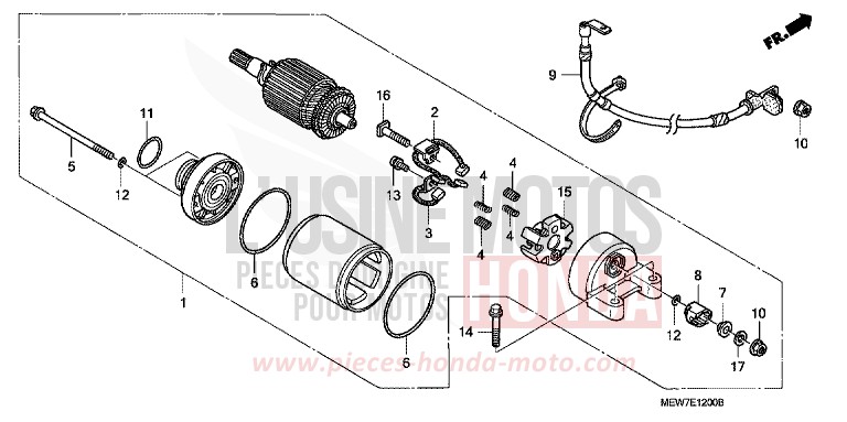MOTEUR DE DEMARRAGE de Deauville ANCHOR GRAY METALLIC-U (NH229) de 2006