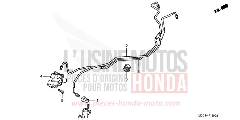 COMMANDE DE DOSAGE SOUPAPE de X11 NOIR (NH1) de 2001