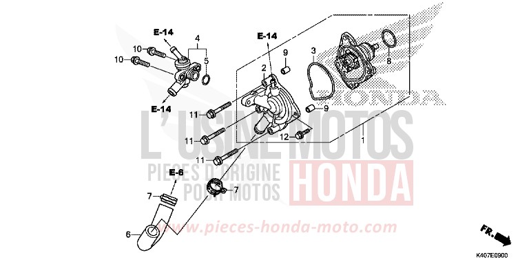 POMPE A EAU de Forza NOIR (NH1) de 2016