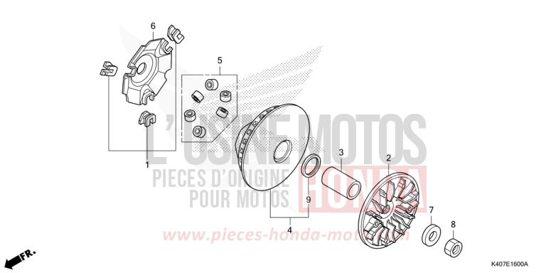 COTE SECONDAIRE de Forza MAT PEARL COOL WHITE (NHB44H) de 2016