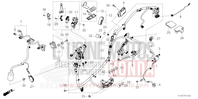 FAISCEAU DES FILS de SH350i MAT RUTHENIUM SILVER METALLIC (NHB88) 2021