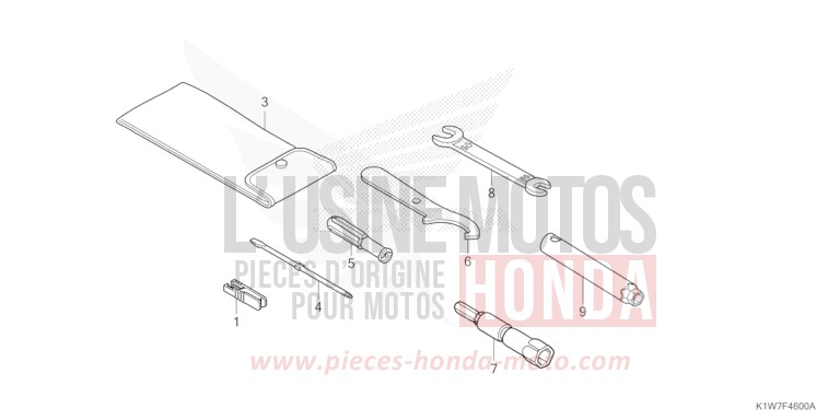 OUTILS de SH350i NOIR (NH1) 2021
