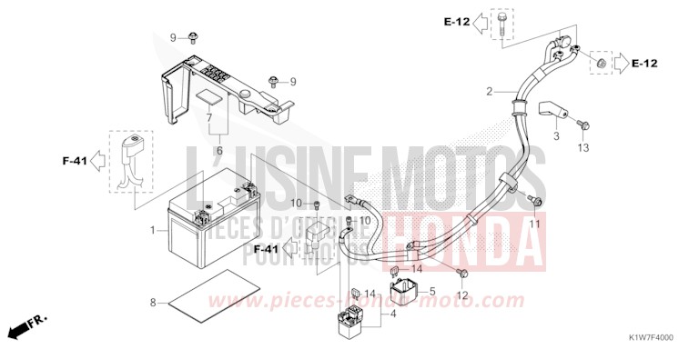 BATTERIE de SH350i MAT BLACKY GRAY METALLIC (NHA32) 2021