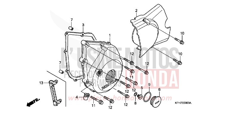 PANNEAU CARTER-MOTEUR G. de Innova CANDY LIGHTNING BLUE (PB325) de 2003