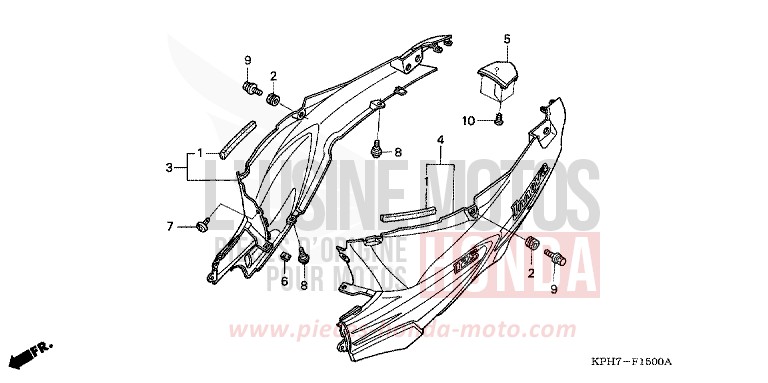 HOUSSE DE CARROSSERIE (1) de Innova FORCE SILVER METALLIC (NH411) de 2003