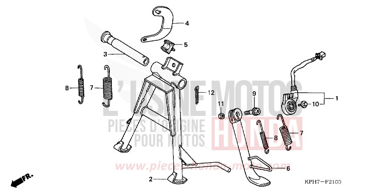 BEQUILLE de Innova MILLENNIUM RED (R263) de 2003