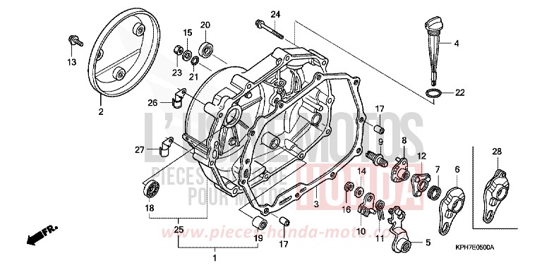 PANNEAU CARTER-MOTEUR D. de Innova MILLENNIUM RED (R263) de 2005