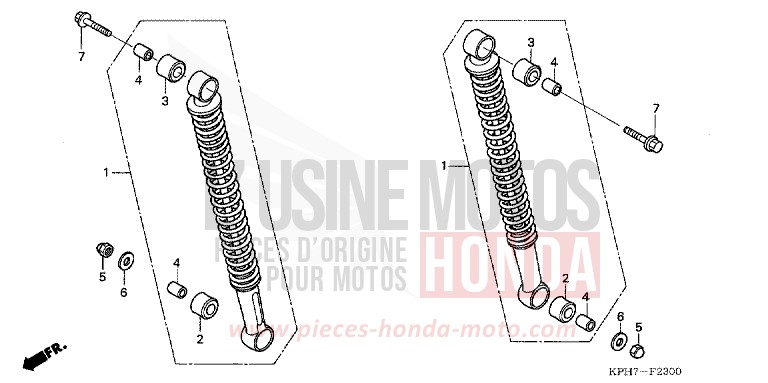 COUSSIN ARRIERE de Innova FORCE SILVER METALLIC (NH411) de 2006