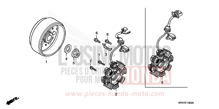 GENERATRICE de Innova FORCE SILVER METALLIC (NH411) 2007