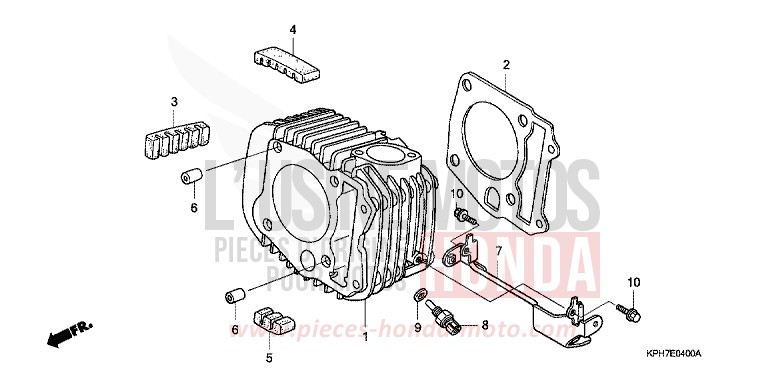 CYLINDRE de Innova ASTEROID BLACK METALLIC (NHA35) de 2007