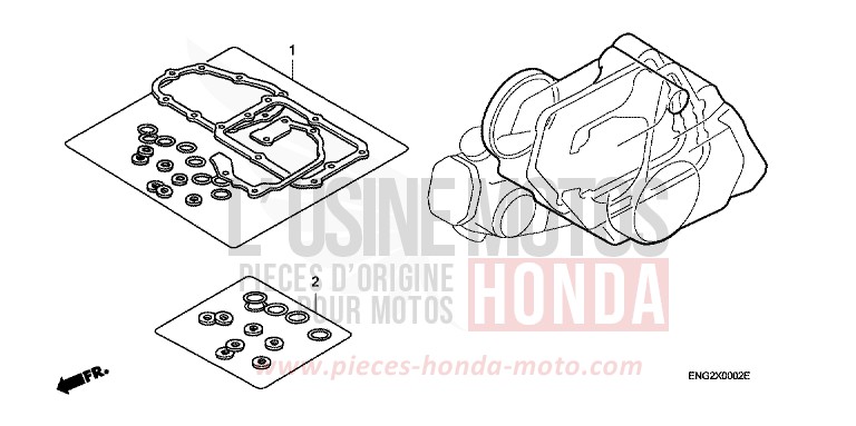 TROUSSE DE JOINT B de Innova FORCE SILVER METALLIC (NH411) de 2007