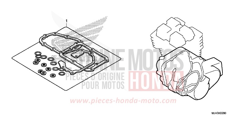 TROUSSE DE JOINT B de CBR500R MILLENNIUM RED (R263) 2015