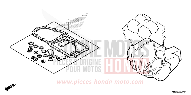 TROUSSE DE JOINT B de CBR500R MILLENNIUM RED (R263) 2017