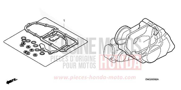 TROUSSE DE JOINT B de XR50R FIGHTING RED (R134) de 2002