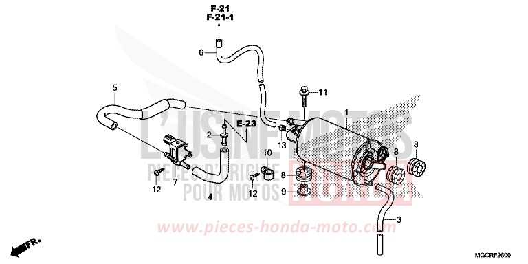 CUVETTE de CB1100 DEGITAL SILVER METALLIC (NHA30) 2018