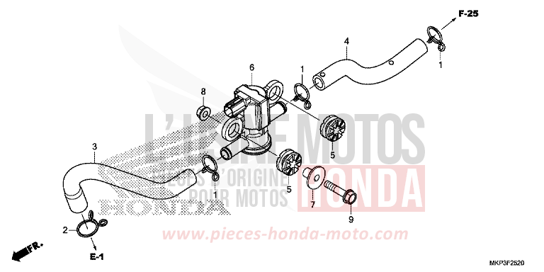 ELECTROVANNE INJECTION D'AIR de CBR500R MAT AXIS GRAY METALLIC (NH303) 2021