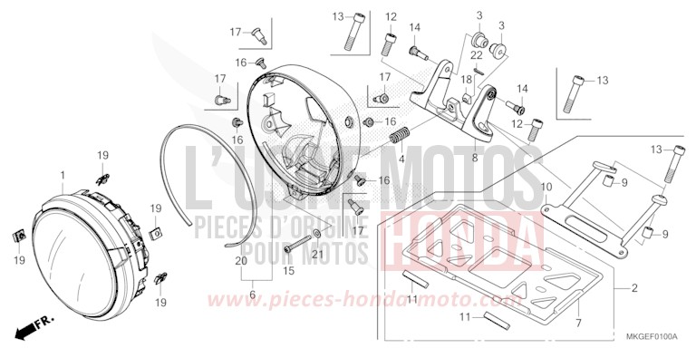 PROJECTEUR de REBEL MAT AXIS GRAY METALLIC (NH303) 2022