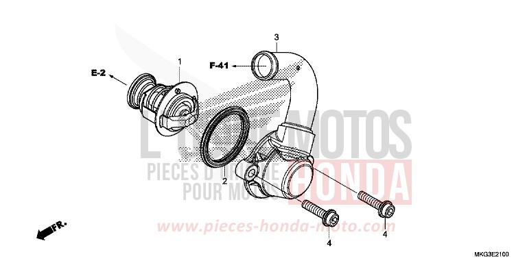 THERMOSTAT de REBEL MAT ARMORED SILVER METALLIC (NHB89) 2017