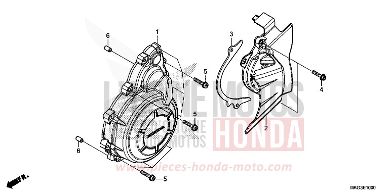 COUVERCLE DE GENERATEUR C.A. de REBEL GRAPHITE BLACK (NHB01) de 2019