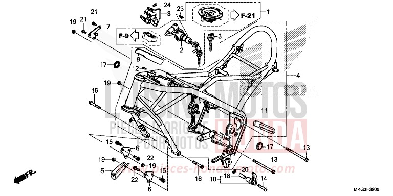 CARROSSERIE DE CHASSIS de REBEL PEARL CADET GRAY (NHB95) 2019