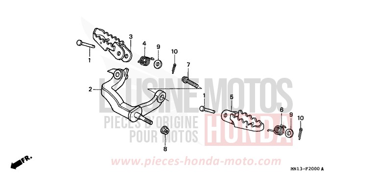 STUFE de XR600R FIGHTING RED (R134) 1994