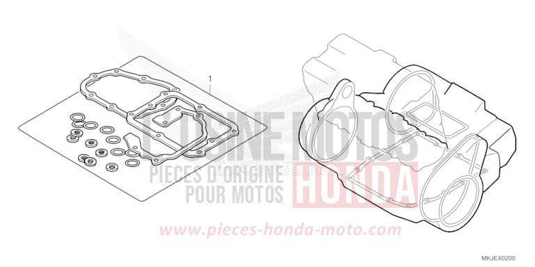 TROUSSE DE JOINT B de CB1000R GRAPHITE BLACK (NHB01) 2023