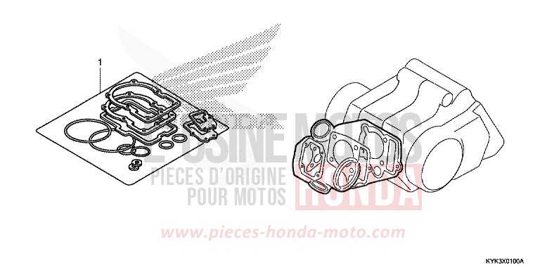 TROUSSE DE JOINT A de CRF110F EXTREME RED (R292) 2014