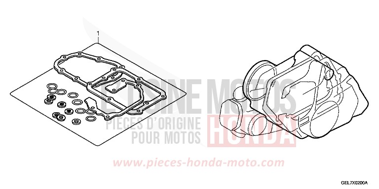 TROUSSE DE JOINT B de CRF50F EXTREME RED (R292) de 2013
